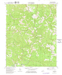 Download a high-resolution, GPS-compatible USGS topo map for Dykes, KY (1980 edition)
