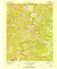 Download a high-resolution, GPS-compatible USGS topo map for Dykes, KY (1954 edition)