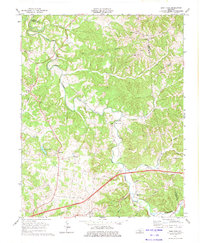 Download a high-resolution, GPS-compatible USGS topo map for East Fork, KY (1974 edition)
