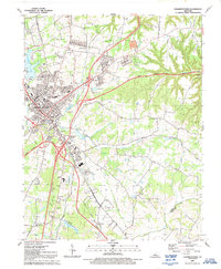 Download a high-resolution, GPS-compatible USGS topo map for Elizabethtown, KY (1991 edition)