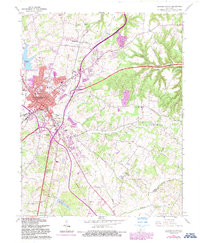 Download a high-resolution, GPS-compatible USGS topo map for Elizabethtown, KY (1987 edition)