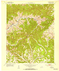Download a high-resolution, GPS-compatible USGS topo map for Ellisburg, KY (1953 edition)