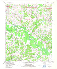 preview thumbnail of historical topo map of Marshall County, KY in 1982
