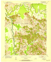 Download a high-resolution, GPS-compatible USGS topo map for Equality, KY (1953 edition)