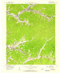 Download a high-resolution, GPS-compatible USGS topo map for Evarts, KY (1955 edition)