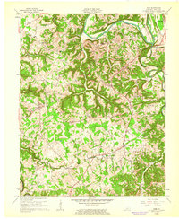 Download a high-resolution, GPS-compatible USGS topo map for Exie, KY (1962 edition)