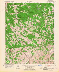 Download a high-resolution, GPS-compatible USGS topo map for Ezel, KY (1968 edition)