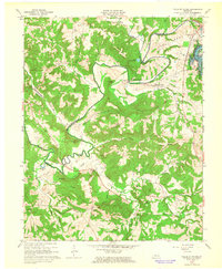 preview thumbnail of historical topo map of Grayson County, KY in 1963