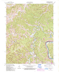 Download a high-resolution, GPS-compatible USGS topo map for Fallsburg, KY (1993 edition)