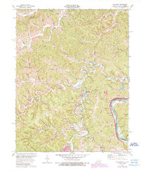 Download a high-resolution, GPS-compatible USGS topo map for Fallsburg, KY (1989 edition)