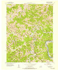 Download a high-resolution, GPS-compatible USGS topo map for Fallsburg, KY (1955 edition)
