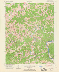 Download a high-resolution, GPS-compatible USGS topo map for Fallsburg, KY (1969 edition)