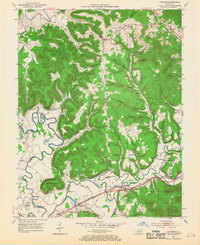 Download a high-resolution, GPS-compatible USGS topo map for Farmers, KY (1968 edition)
