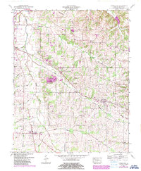 preview thumbnail of historical topo map of Farmington, KY in 1951
