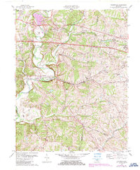 Download a high-resolution, GPS-compatible USGS topo map for Fisherville, KY (1987 edition)