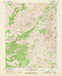 Download a high-resolution, GPS-compatible USGS topo map for Flaherty, KY (1968 edition)