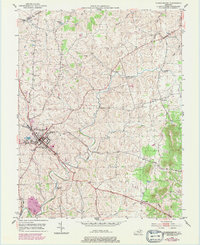 1951 Map of Mason County, KY, 1979 Print