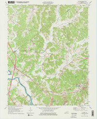 preview thumbnail of historical topo map of Butler County, KY in 1973
