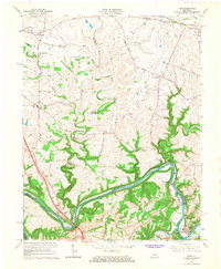 preview thumbnail of historical topo map of Clark County, KY in 1965