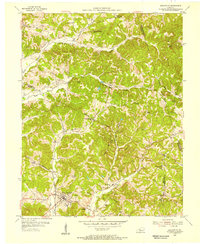 preview thumbnail of historical topo map of Fordsville, KY in 1953
