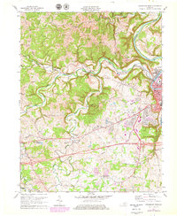 Download a high-resolution, GPS-compatible USGS topo map for Frankfort West, KY (1979 edition)