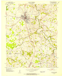 Download a high-resolution, GPS-compatible USGS topo map for Franklin, KY (1952 edition)