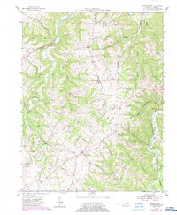 Download a high-resolution, GPS-compatible USGS topo map for Franklinton, KY (1987 edition)