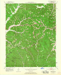 Download a high-resolution, GPS-compatible USGS topo map for Frenchburg, KY (1968 edition)