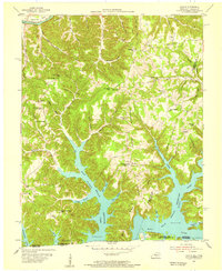 Download a high-resolution, GPS-compatible USGS topo map for Frogue, KY (1955 edition)