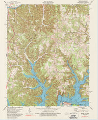 Download a high-resolution, GPS-compatible USGS topo map for Frogue, KY (1988 edition)