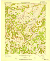 Download a high-resolution, GPS-compatible USGS topo map for Garfield, KY (1955 edition)