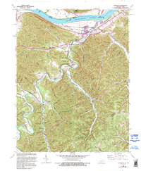 1949 Map of Garrison, 1995 Print
