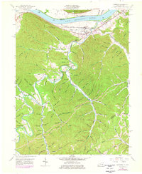1949 Map of Garrison, 1976 Print