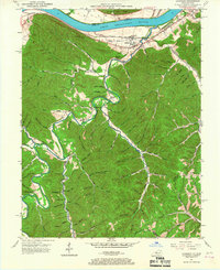 1949 Map of Garrison, 1967 Print