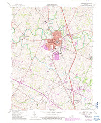 Download a high-resolution, GPS-compatible USGS topo map for Georgetown, KY (1988 edition)