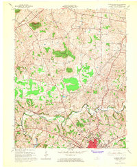 Download a high-resolution, GPS-compatible USGS topo map for Glasgow North, KY (1966 edition)