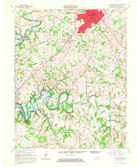 Download a high-resolution, GPS-compatible USGS topo map for Glasgow South, KY (1967 edition)