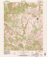 Download a high-resolution, GPS-compatible USGS topo map for Glen Dean, KY (1996 edition)
