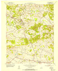 Download a high-resolution, GPS-compatible USGS topo map for Gracey, KY (1954 edition)