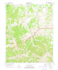 preview thumbnail of historical topo map of Adair County, KY in 1973