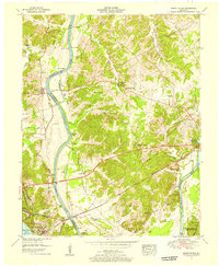 Download a high-resolution, GPS-compatible USGS topo map for Grand Rivers, KY (1956 edition)