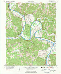 Download a high-resolution, GPS-compatible USGS topo map for Gratz, KY (1983 edition)