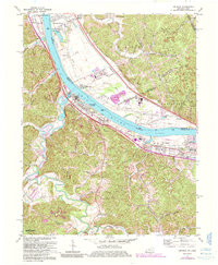 Download a high-resolution, GPS-compatible USGS topo map for Greenup, KY (1985 edition)