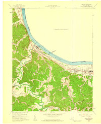 Download a high-resolution, GPS-compatible USGS topo map for Greenup, KY (1959 edition)