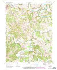 Download a high-resolution, GPS-compatible USGS topo map for Gresham, KY (1987 edition)