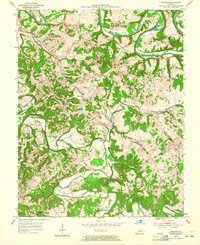 1953 Map of Gresham, 1965 Print
