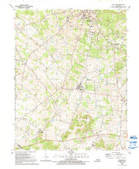 preview thumbnail of historical topo map of Meade County, KY in 1991