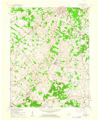 1961 Map of Ekron, KY, 1962 Print