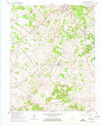preview thumbnail of historical topo map of Meade County, KY in 1961