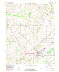 1950 Map of Guthrie, 1983 Print
